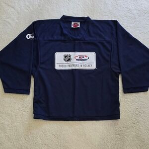 K1 Sportswear Youth Navy Blue NHL USA Hockey Jersey Youth Large‎